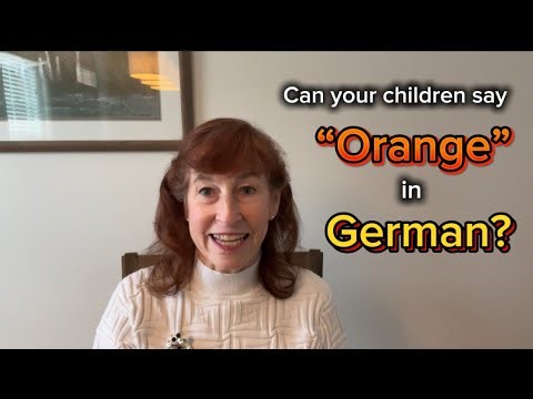 Orange: How to pronounce the color vs the fruit (German 2 Minute Language Lessons)
