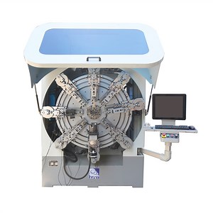 [Hot Item] 4mm 12 Axis Camless CNC Spring Rotating Coiling Machine Double Torsion Spring Machine Wire Forming Machine