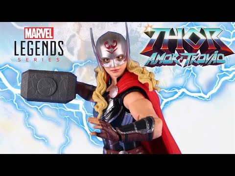 Marvel Legends PODEROSA THOR JANE FOSTER - filme Thor Amor e Trovão - Action Figure Review Hasbro