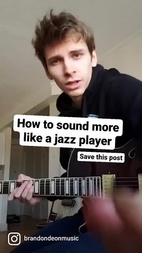 How to sound more like a jazz player #guitar #guitartok #jazz #jazztok #enclosures #bebop #improv #guitarist #foryou #fyp