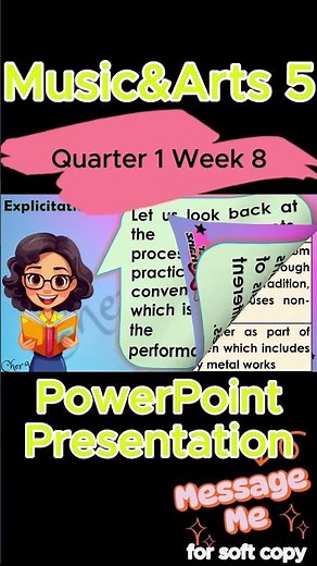 MAPEH 5 (Music and Arts) Quarter 1 Week 8 Curriculum MATATAG PowerPoint Presentation