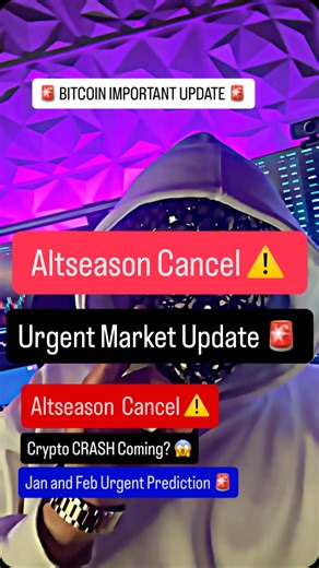 Altseasom Cancel? ⚠️- Urgent Market Update 🚨 Must share with your Friends 😱• • • • Follow : @trade_with_jarvis07 • • Disclaimer ⚠️: The content in this video is for educational and informational purposes only. It reflects my personal analysis of charts, market trends, and cryptocurrencies. This is not financial, investment, or trading advice, and should not be taken as a recommendation to buy, sell, or hold any asset. Always do your own research and consult a licensed financial advisor before 