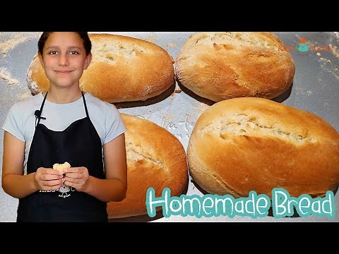 How To Make Homemade Bread | Easy Bread Recipe, Fun Bread Shaping | Kids Are Great Cooks