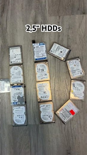 My 2.5" Hard Drive collection is getting CRAZY! 📈