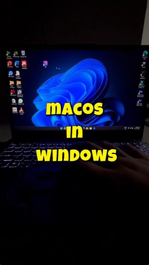 Ayan Kar on Instagram: "macos in @windows #windows11 #macos #apple #customize"