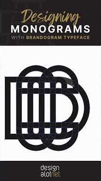Monograms Design Process Using Brandogram Typeface