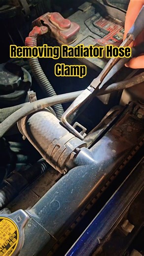How To Clamp Spring Band Hose Clamps For Turbo Radiator Hoses Easily #shorts#youtubeshorts#fyp#diy