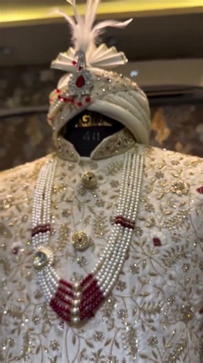 This Groom's Outfit is Pure Royalty 💯 #sherwani #indianwedding #groomstyle