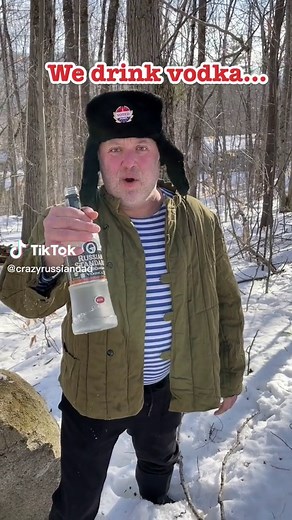 We drink vodka... #crazyrussiandad #russia #russian #russians #vodka #russianstandard #outdoors #fyp #foryou