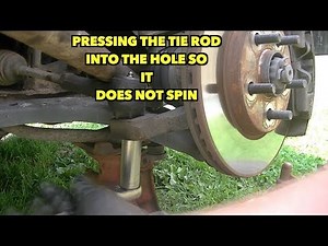 Tie Rod Take off Trick/Loose spinning nut