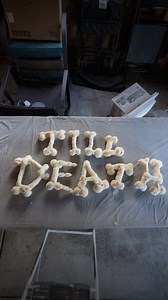 💀 Using @greatstufffoam to make *spooky* skeleton letters! Visit your neighborhood Valu and get started with your own DIY this Halloween season. #DIY #halloween #decor #shoplocal #spooky #cute #bones #skeleton | Valu Home Centers