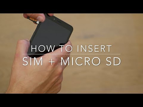 Xiaomi Redmi 6 - How to insert SIM + micro SD
