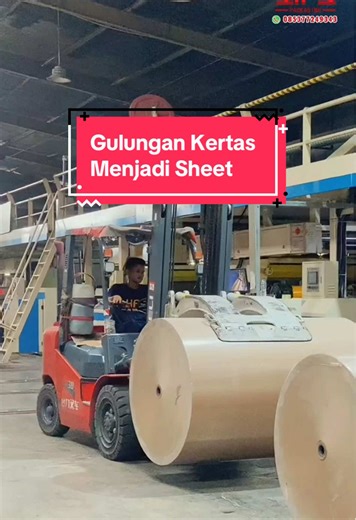 Gulungan Kertas Menjadi Sheet: Proses Produksi Karton