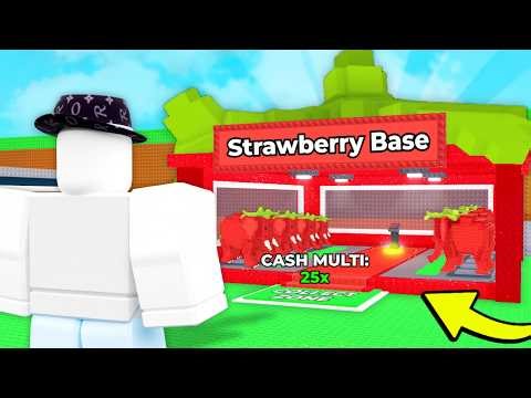 I Unlocked SECRET STRAWBERRY BASE in Roblox Steal A Brainrot!