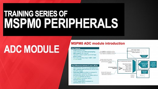 MSPM0 ADC Introduction | Video | TI.com