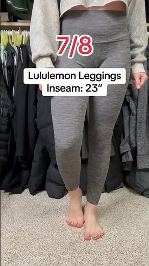 🚨LENGTH DIFFERENCE: Lululemon Leggings- crops vs 7/8 vs full #Lululemon #align #REVIEW #marketplace