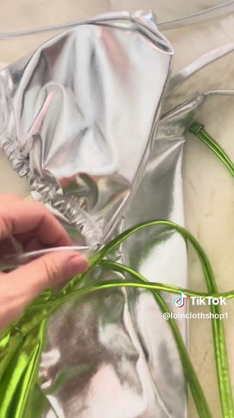 🪩Bikini Metallic🪩 Green & silver ได้ทั้งชุดเสื้อและกางเกงเป็นแบบผูกเชือก ไม่มีไม่ได้แล้ว รีบสั่งเลยลิมิเตดสุดๆ มีฟองน้ำให้ทุกชุดนะคะสาวๆ 🪩🪩590 ฿ 🪩🪩 Line @loinclothshop สั่งซื้ิอผ่าน line my shop #bikini#bikinisilver#metallic #party#wonderfruit2023 #bikinigirl #bikinimodel #bikinilife #partygirls #8o8festival #festival2023 #festivalnotiktok🧸 fashion trend 2023