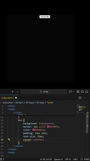 Neon Glow Button using HTML & CSS 💎#htmltutorial #csstricks #codinglife #learncoding #coding