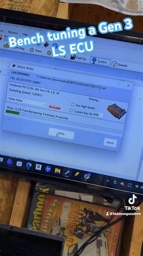 BenchTune Gen 3 LS ECU | LS Swap Tech #LSSwap#Gen3LS#ECUTuning#BenchTuning#ProjectCar#EngineSwap