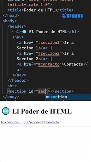 What is the function of HTML on a web page?