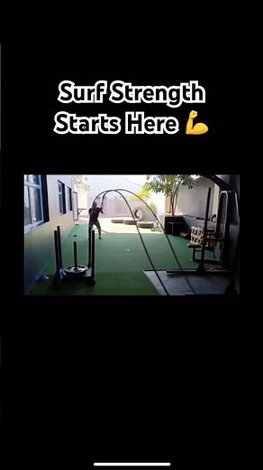 Surf Fitness Training in the Gym | Raw Workout for Surfers #Shorts