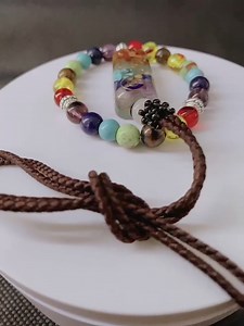 Watch chackra necklace and braclet jewelry set on Amazon Live