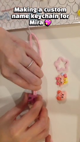 Personalized Beaded Name Tag Keychain | Custom Backpack Bag Tag | Birthday Party Favors - Etsy