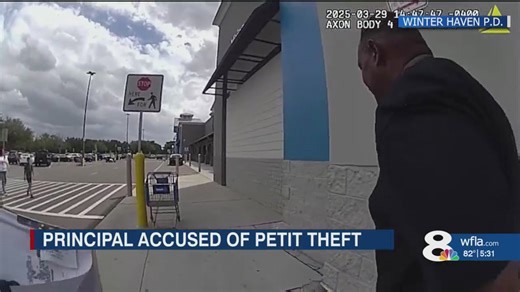 Body worn camera video shows Lake Wales principal getting arrested at Walmart