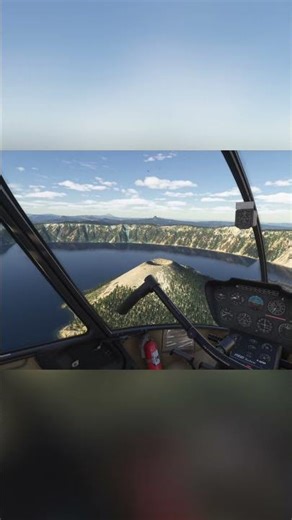🚁 Wizard Island Flyover | Crater Lake (VR)