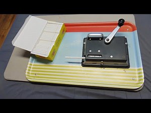 ROLLING YOUR OWN CIGARETTES (Part 2) update Rolling Disaster Solved Top-O-Matic