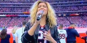 Tori Kelly Wows With National Anthem at Chiefs VS Texans Football Game