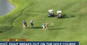 VIDEO: Golf course fight caught on camera