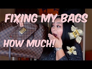 MY EXPERIENCE REPAIRING MY LOUIS VUITTON BAG | SHOWING WEAR AND TEAR OF EVA CLUTCH | Jessica Canon