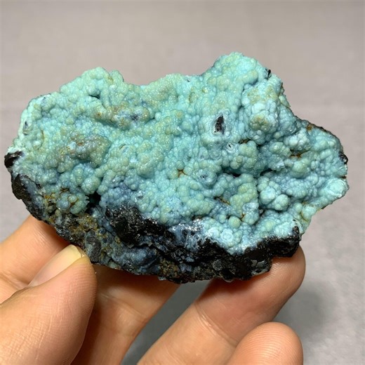 Blue Botryoidal Gibbsite Mineral Specimen Crystals, Natural Gibbsite From Yunnan Province, China, Mineral Specimen - Etsy
