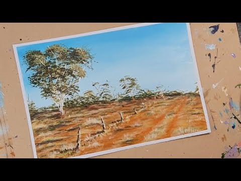 How to Paint the Outback; Easy Beginner Friendly style