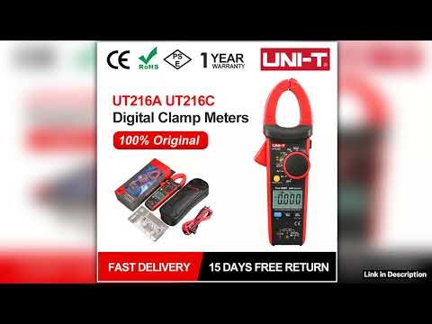 UNIT UT216C 600A True RMS Digital Clamp Meter AC DC Current Auto Range Multimeter NCV NonContact