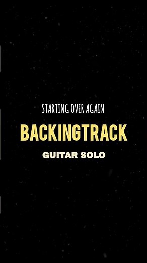 Starting Over Again - Natalie Cole BACKINGTRACK GUITAR SOLO #backingtrack
