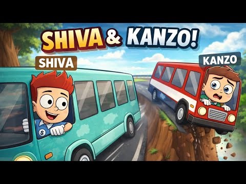 Risky Roads - Roblox | Shiva and kanzo gameplay | Scare time