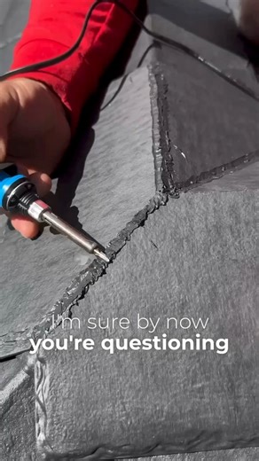 Learning a New skill on the job! I needed a roof tile to finish the L-shaped roof…… SO I MADE ONE! I’ve never done plastic welding before but I think it came out really well. #plasticwelding #problemsolving #newskills #adaptandovercome #custommade #roofing #construction | Simon Bowler