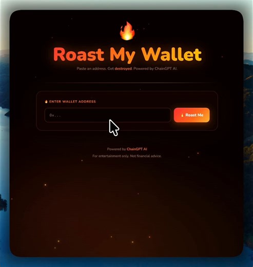 How to build a viral Web3 app in an afternoon using the ChainGPT AI skill for Claude Code. No coding experience required.I built Roast My Wallet. Paste any Ethereum wallet address, get a savage AI-generated roast of your trading history, a Degen Score out of 100, an on-chain report card, and three AI-generated NFT portraits. Here's exactly how it came together.Setup (3 minutes):🔸Install Claude Code at https://t.co/GmMGHgMN8d🔸Run /plugin install ChainGPT-org/chaingpt-claude-skill🔸Get an API ke