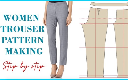 【Thuy】Basic Pant Pattern Drafting For Beginners ｜下装原型版绘制教程
