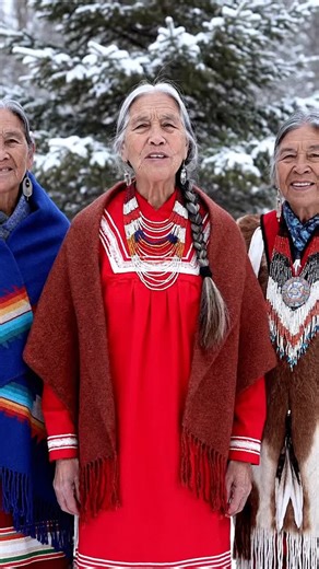 Three elderly Native American women share a warm and friendly message. A simple reminder of kindness, friendship, and human connection. #NativeAmerican #Friendship #Kindness #ReelVideo #PositiveVibes