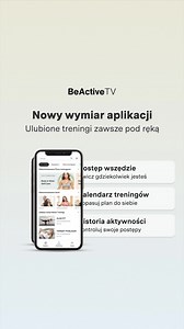 Nowa odsłona BeActiveTV.pl jest dostępna! 🤩🤩 Odkryj MEGA FUNKCJE! 🤩 😍 Wyzwania na żywo 😍 Plan treningowy w kalendarzu 😍 Wymiana treningu 😍 Śledzenie postępów i historii treningów Dołącz do miliona osób, które przeszły metamorfozę! ❤️ | BeActive TV