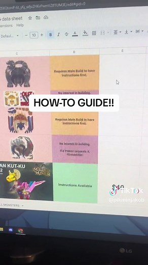 Step-by-Step Monster Hunter Lego Instructions | Patreon Guide