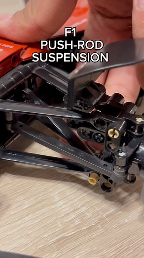 F1 Push-Rod Suspension System #suspension #cada #formula1 #f1 #cars #lego #technic #legotechnic #mechanical #diy #mechanism #engineering #legotechnicmoc #carenthusiast | Bricks Master Builders