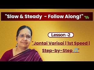 "Jantai Varisai – 1st Speed | Carnatic Music Lessons for Beginners | Vocal Practice"