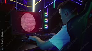 Challenging First-Person Shooter Computer Game Mission Won By Player. Player Using Army Sniper Weapon In Challenging Computer Game Mission. Player Making High Score In Challenging Video Game Mission