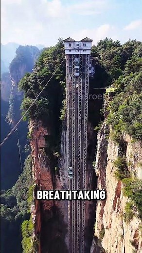 World’s Tallest Outdoor Elevator — The Bailong Lift in Zhangjiajie, China!