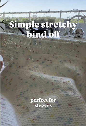 Master Elastic Bind Off for Knitting Sleeves