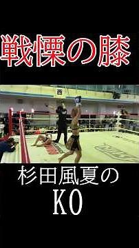 戦慄の膝蹴りでKO #格闘技 #女子格闘家 #キックボクシング #ブレイキングダウン